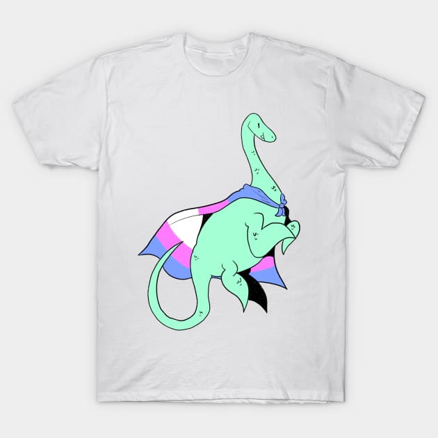 trans lochness monster T-Shirt by cmxcrunch